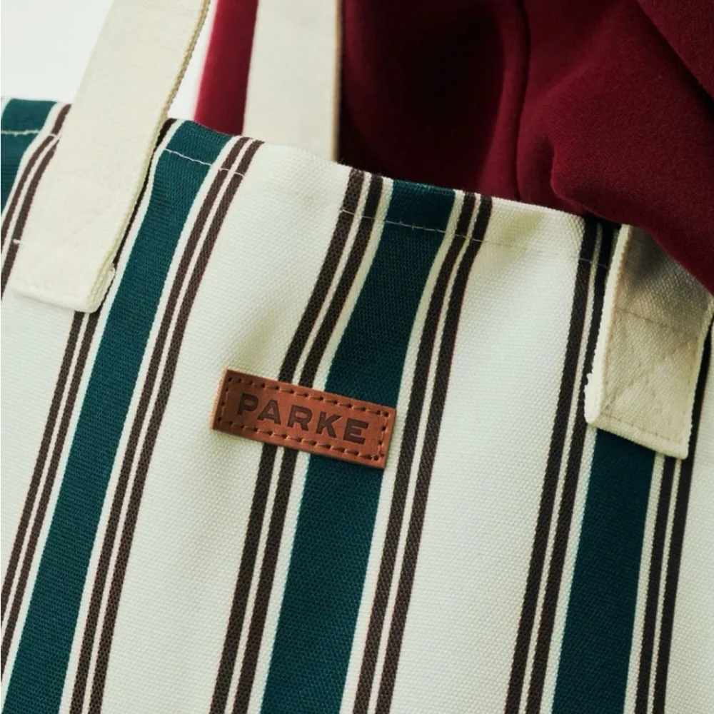Parke Holiday Striped Tote Bag - Picture 2 of 3